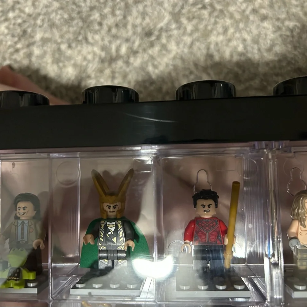 Custom listing for a101licia68 Lego Black and Clear Minifigure Display Case x7 - Picture 6 of 12